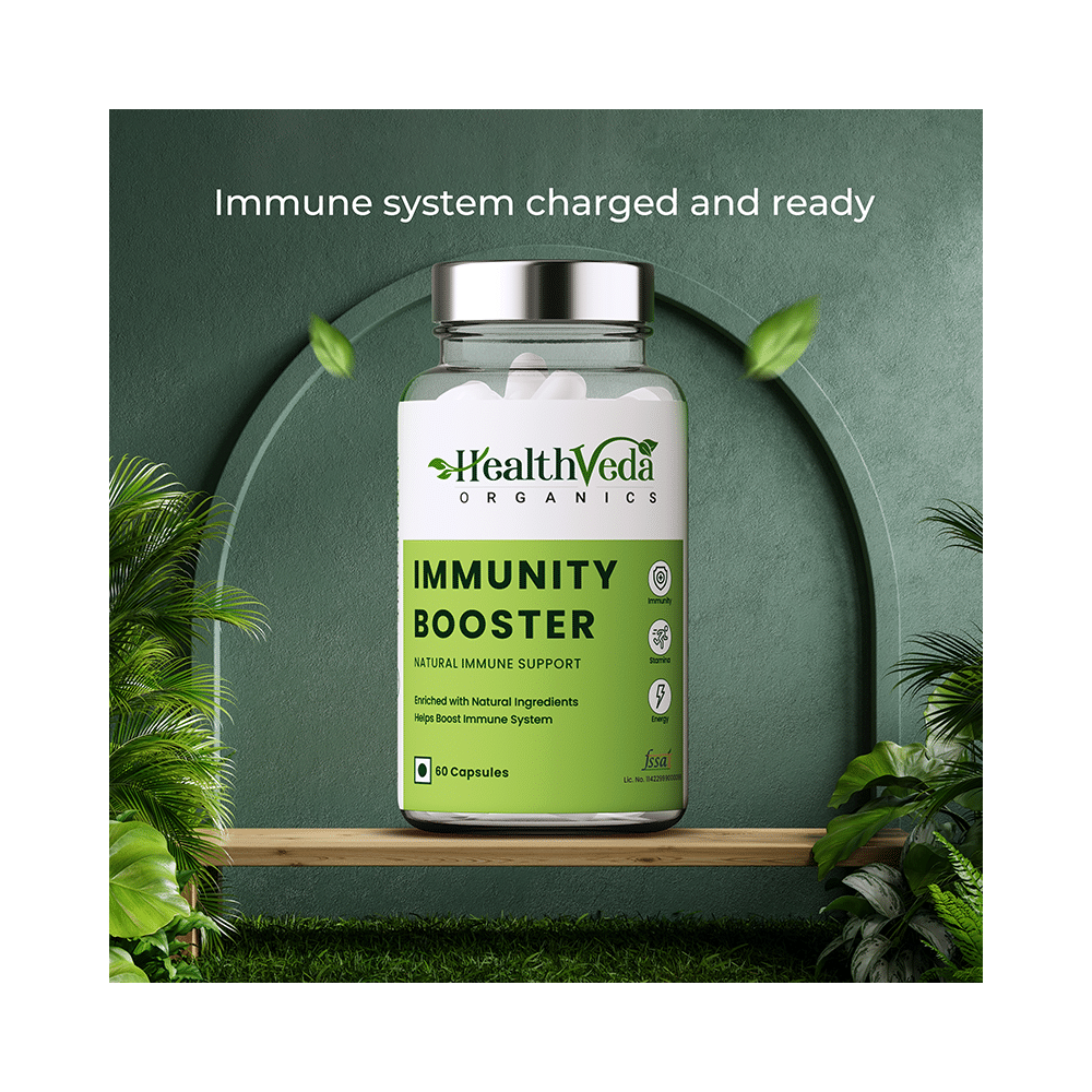 Health Veda Organics Natural Immunity Booster Veg Capsule - Image 8