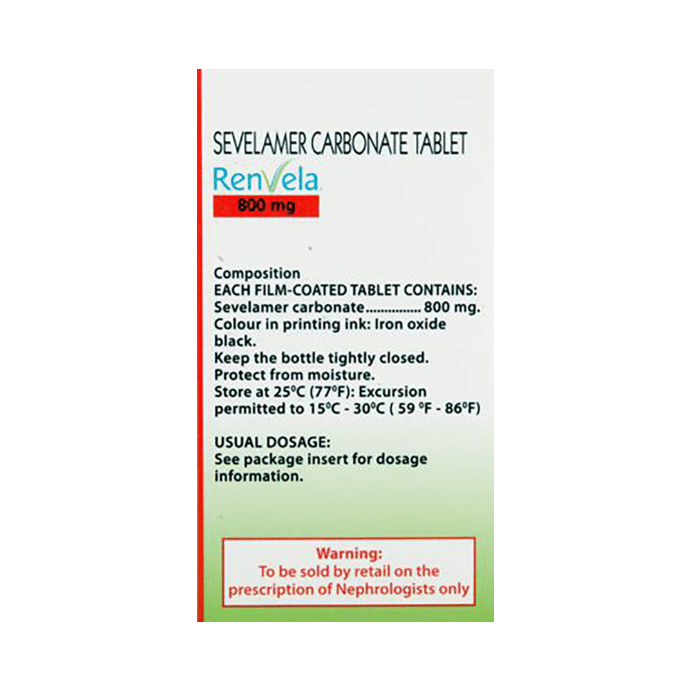 Renvela 800mg Tablet - Image 2