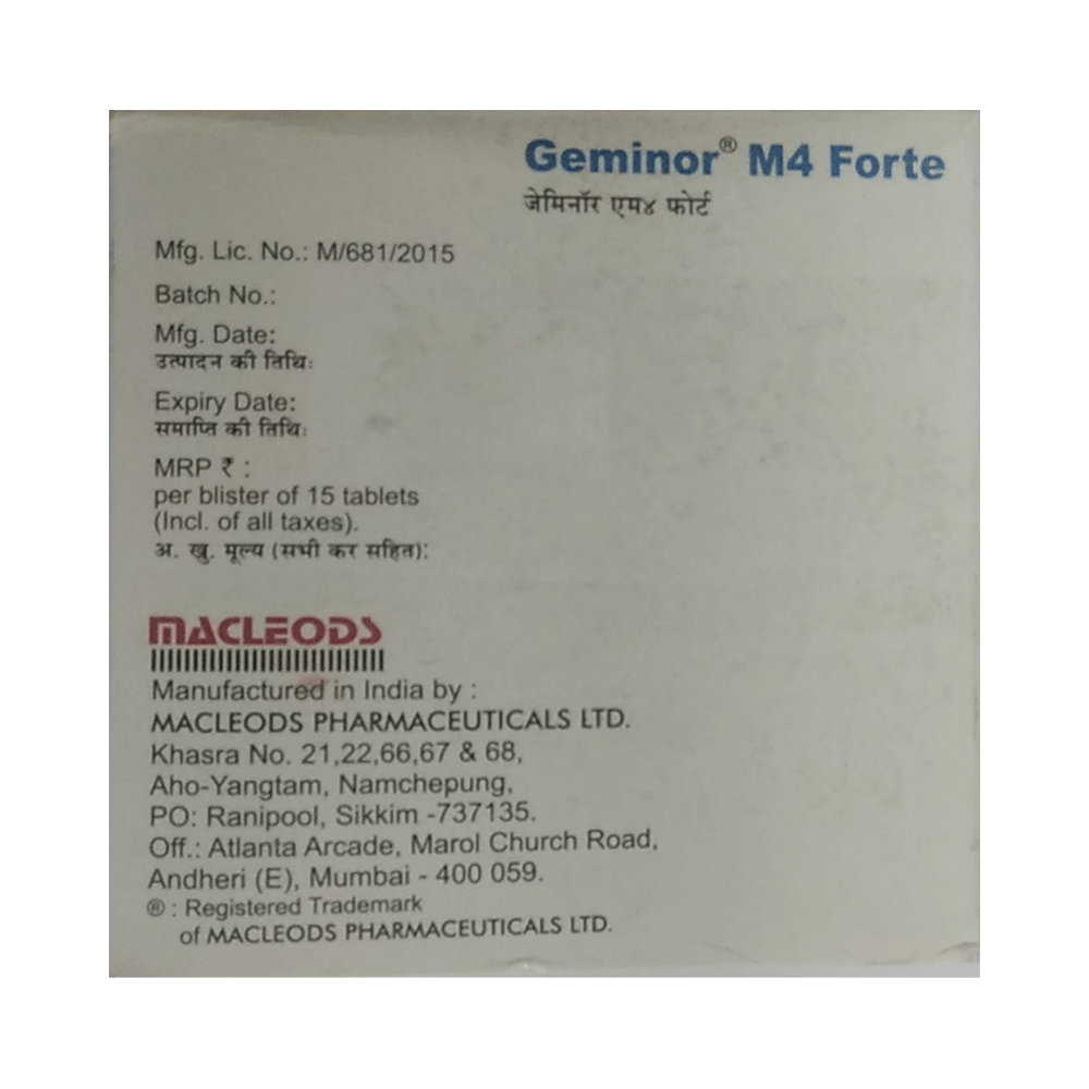 Geminor M 4 Forte Tablet PR - Image 3