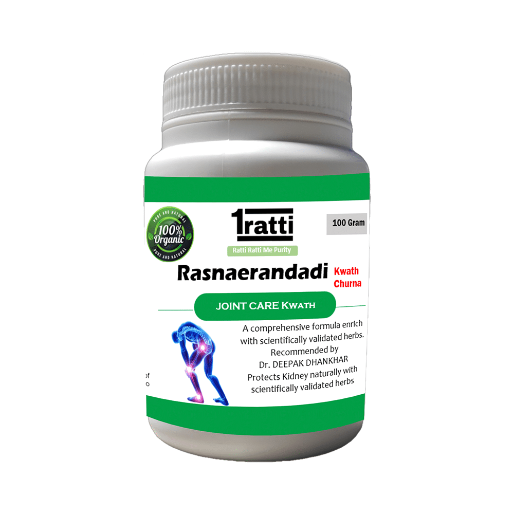 1ratti Rasnaerandadi Kwath Churna (100gm Each)