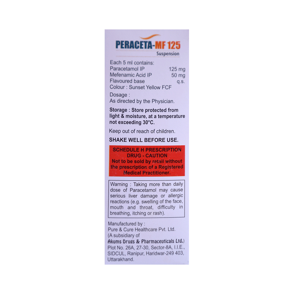 Peraceta-MF 125 Oral Suspension Mango - Image 2