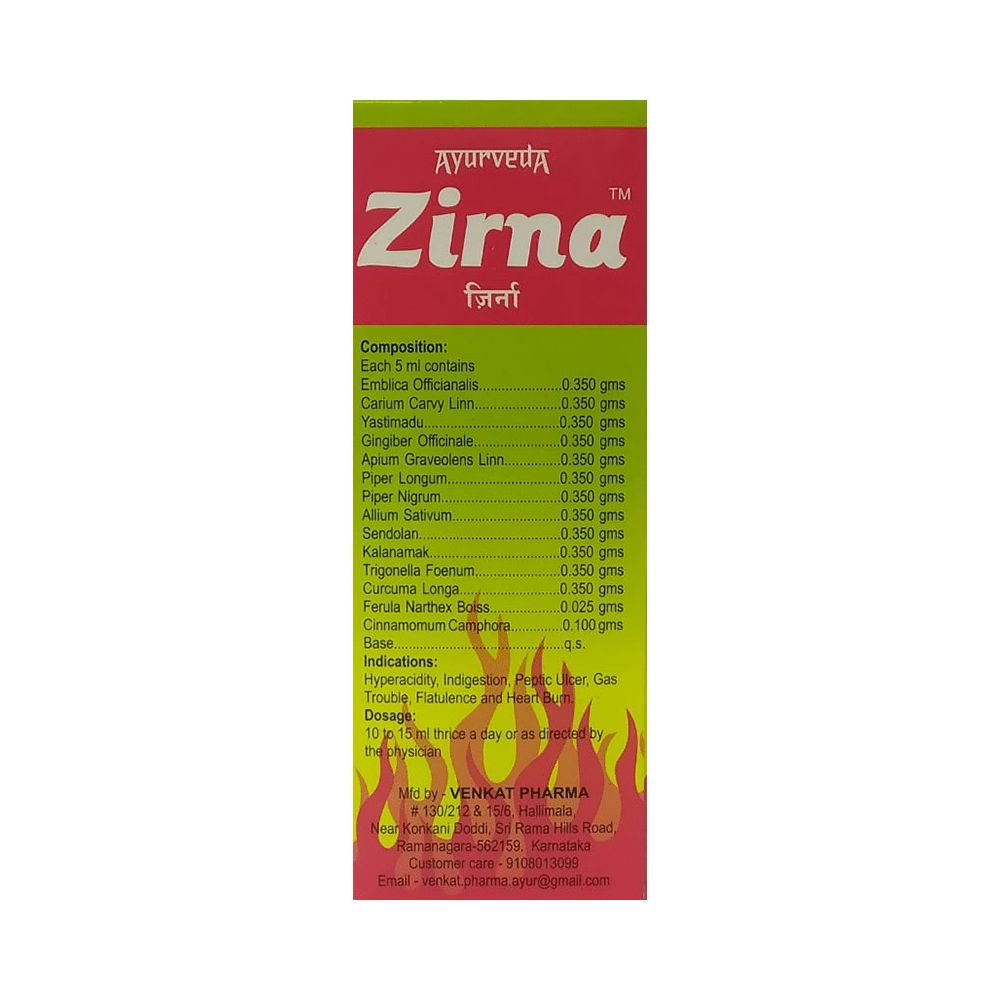 Sage Vedics Zirna Syrup - Image 3