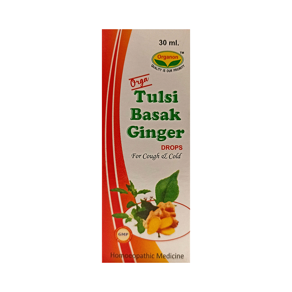 Organon Tulsi Basak Ginger Drops - Image 1