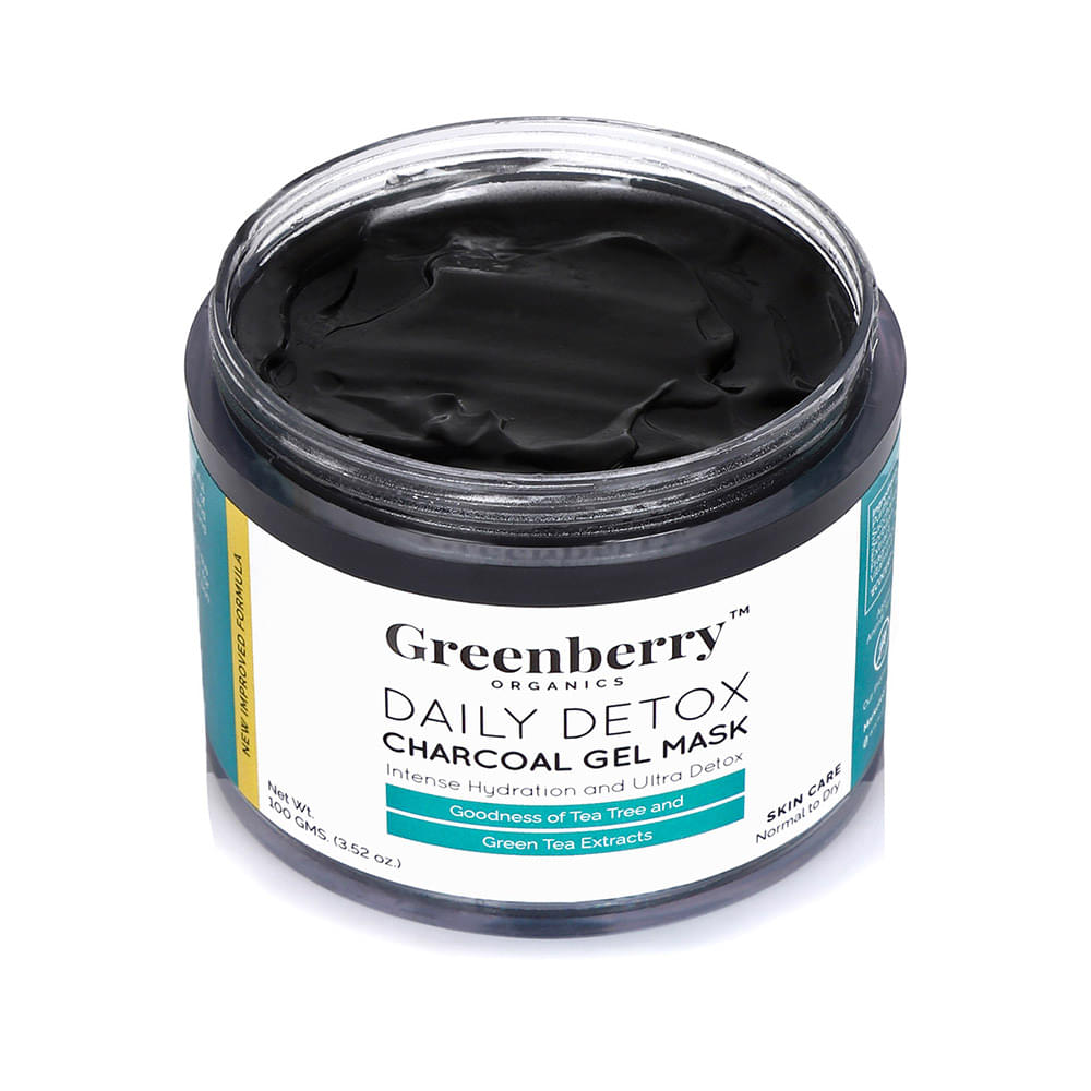 Greenberry Organics Daily Detox Charcoal Gel Mask - Image 2