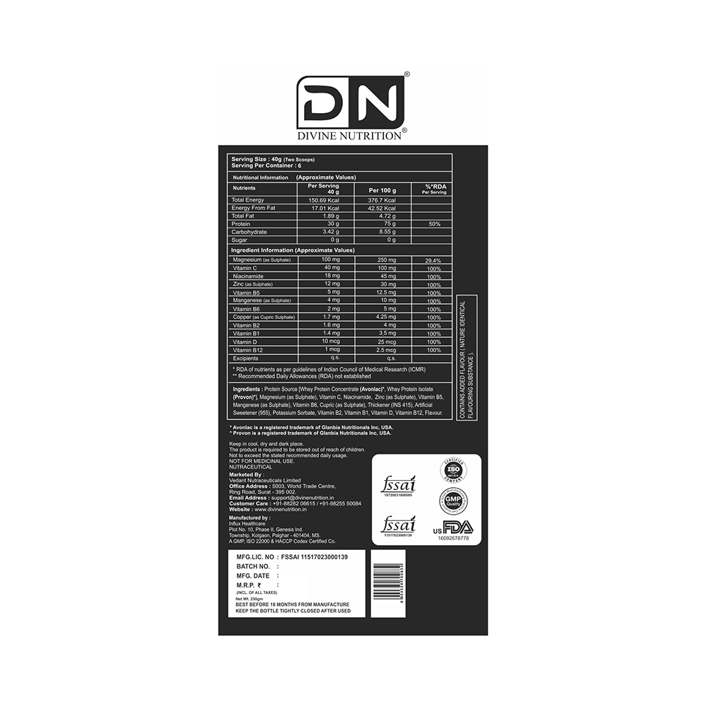 Divine Nutrition Life Whey Powder Cafe Mocha - Image 2