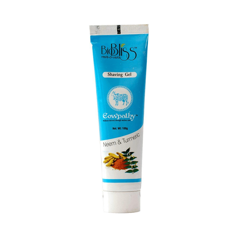 Cowpathy Shaving Gel Neem and Turmeric - Image 1