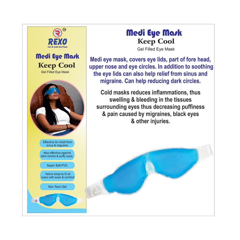 Rexo Medi Keep Cool Gel Filled Eye Mask - Image 2