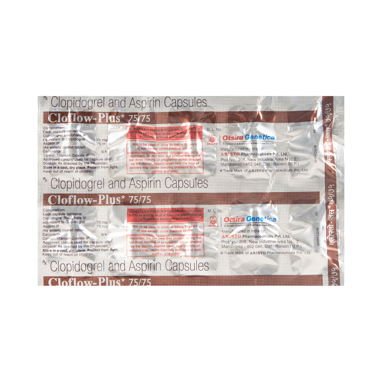 Cloflow Plus 75 mg/75 mg Capsule - Image 3