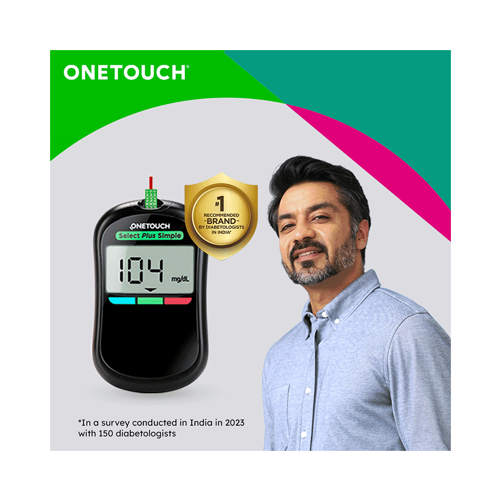 Combo Pack of 2 Boxes of OneTouch Select Plus Test Strip (50 Each) & 4 Boxes of OneTouch Ultrasoft Lancets (25 Each) - Image 2