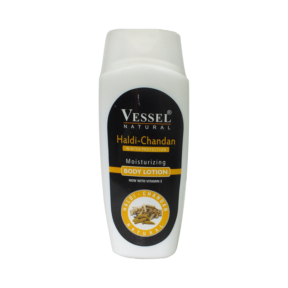 Vessel Combo Pack of Natural Winter Protection Moisturizing Body Lotion with Aloe Vera and Haldi Chandan (200ml Each) - Image 2