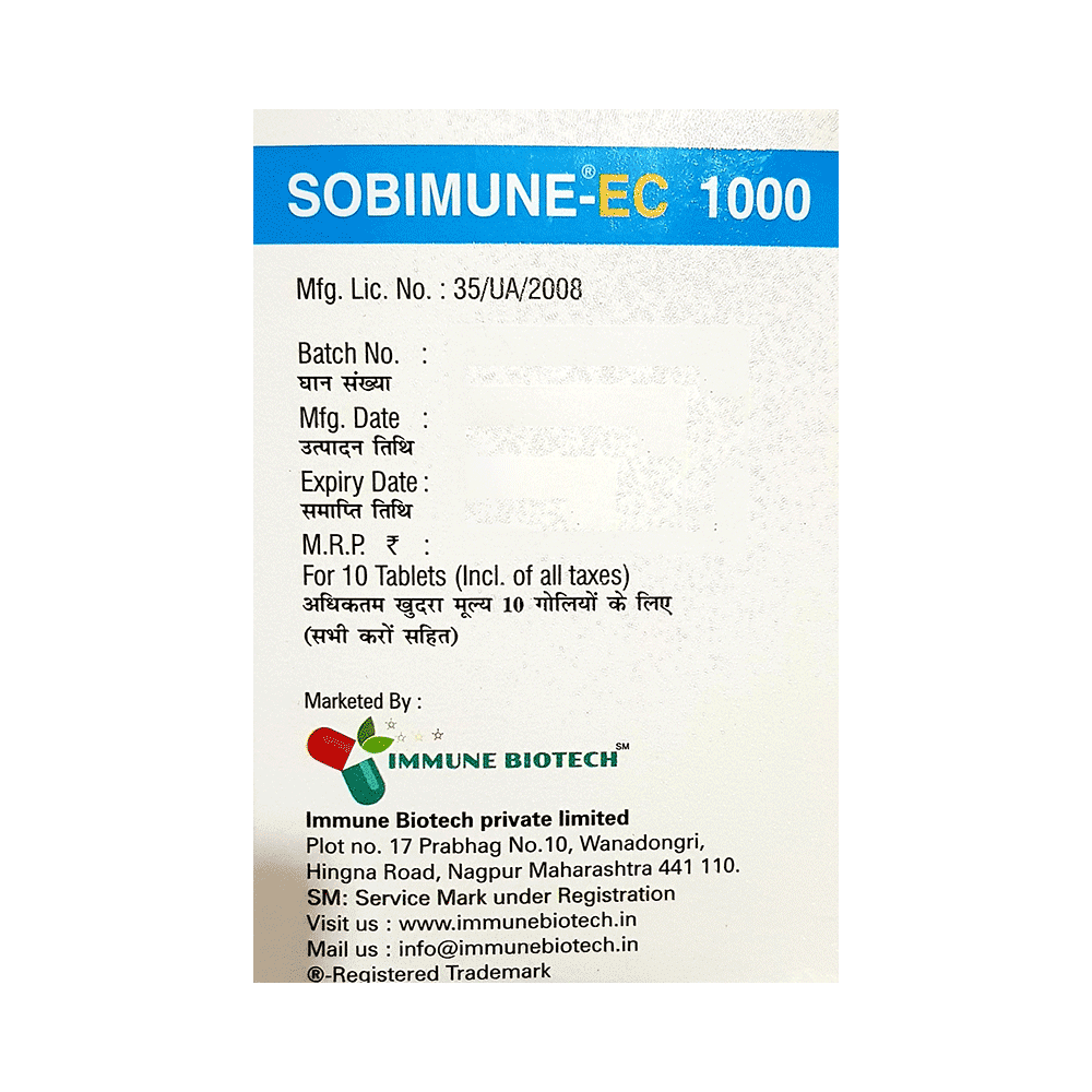 Sobimune-EC 1000 Tablet - Image 3