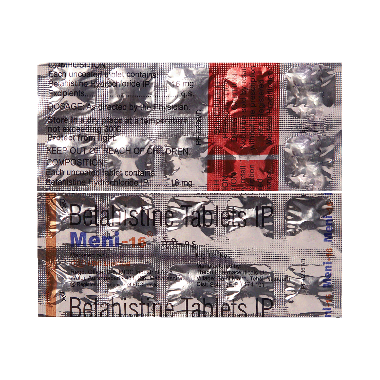 Meni 16mg Tablet
