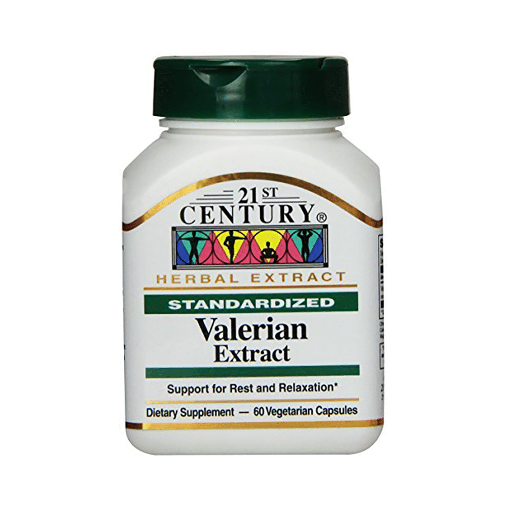 21st Century Valerian Extract Vegetarian Capsules - Image 1