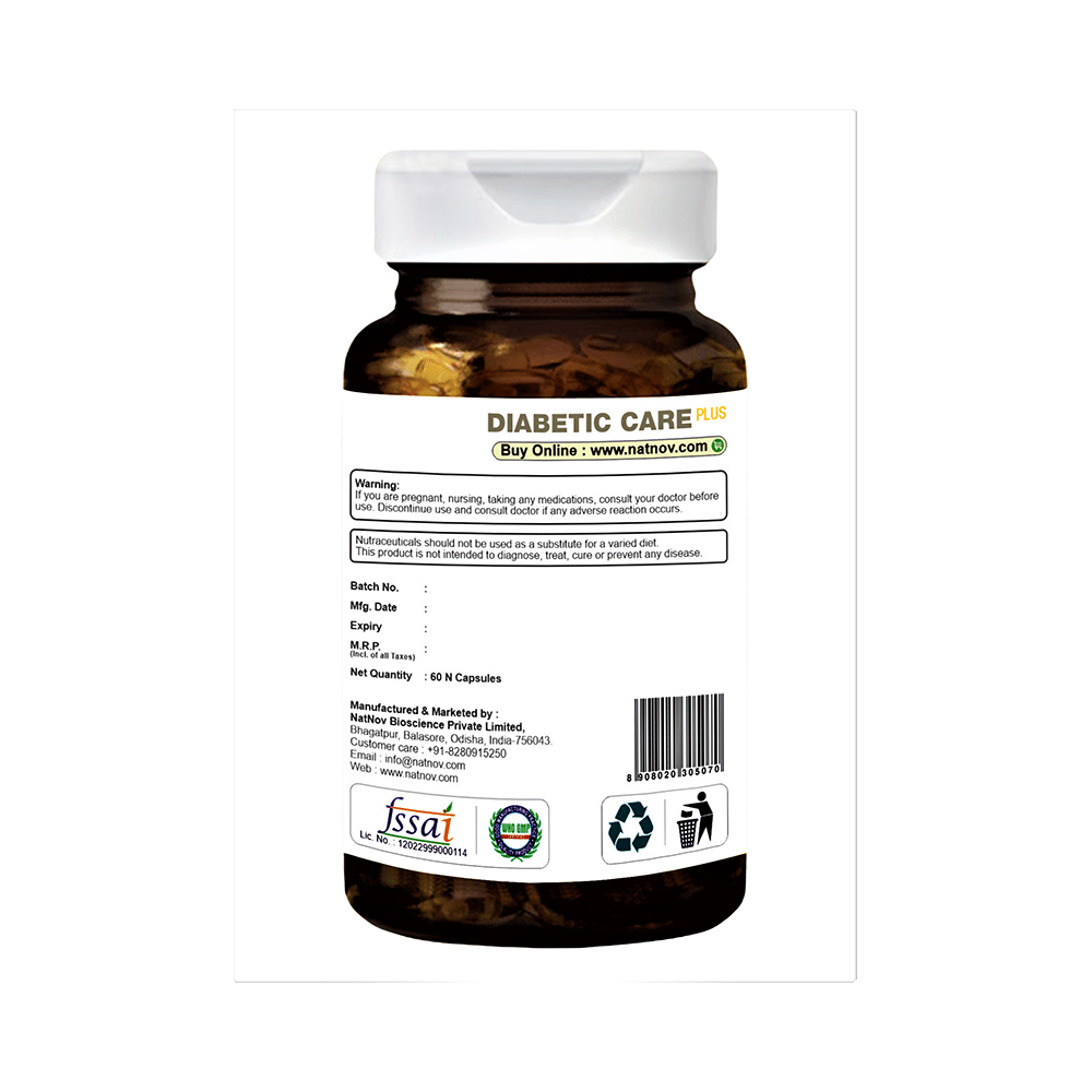 Natnov Nutrition Diabetic Care Plus Capsule - Image 3