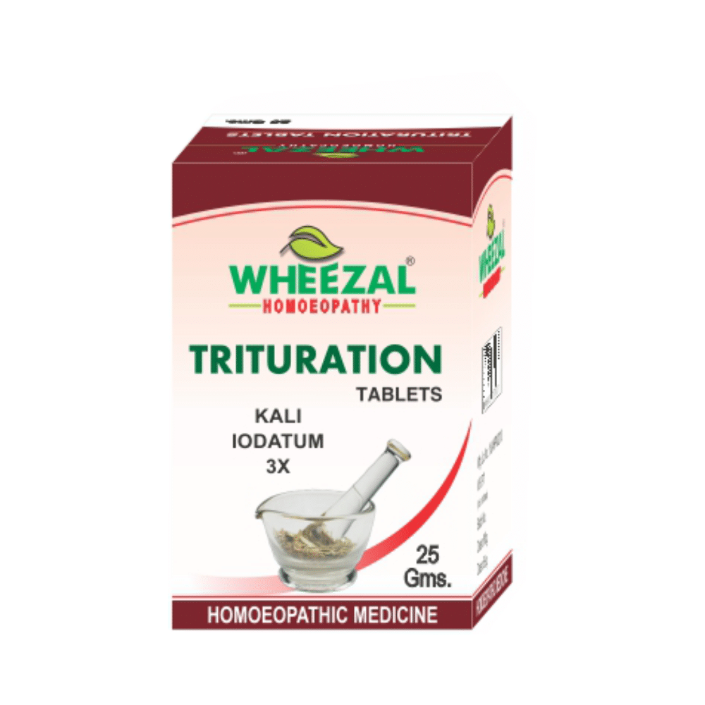 Wheezal Kali Iodatum Trituration Tablet 3X