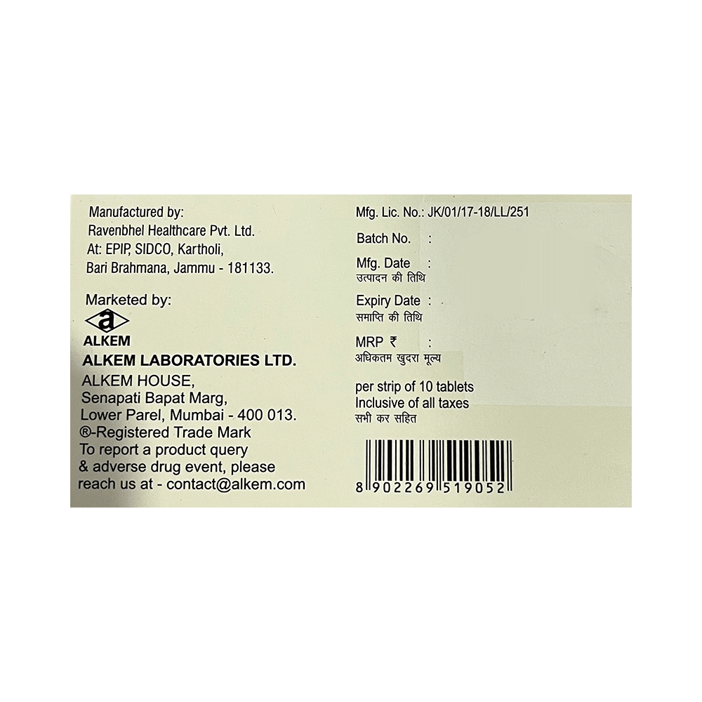 Tsart MCL 25 Tablet ER - Image 3