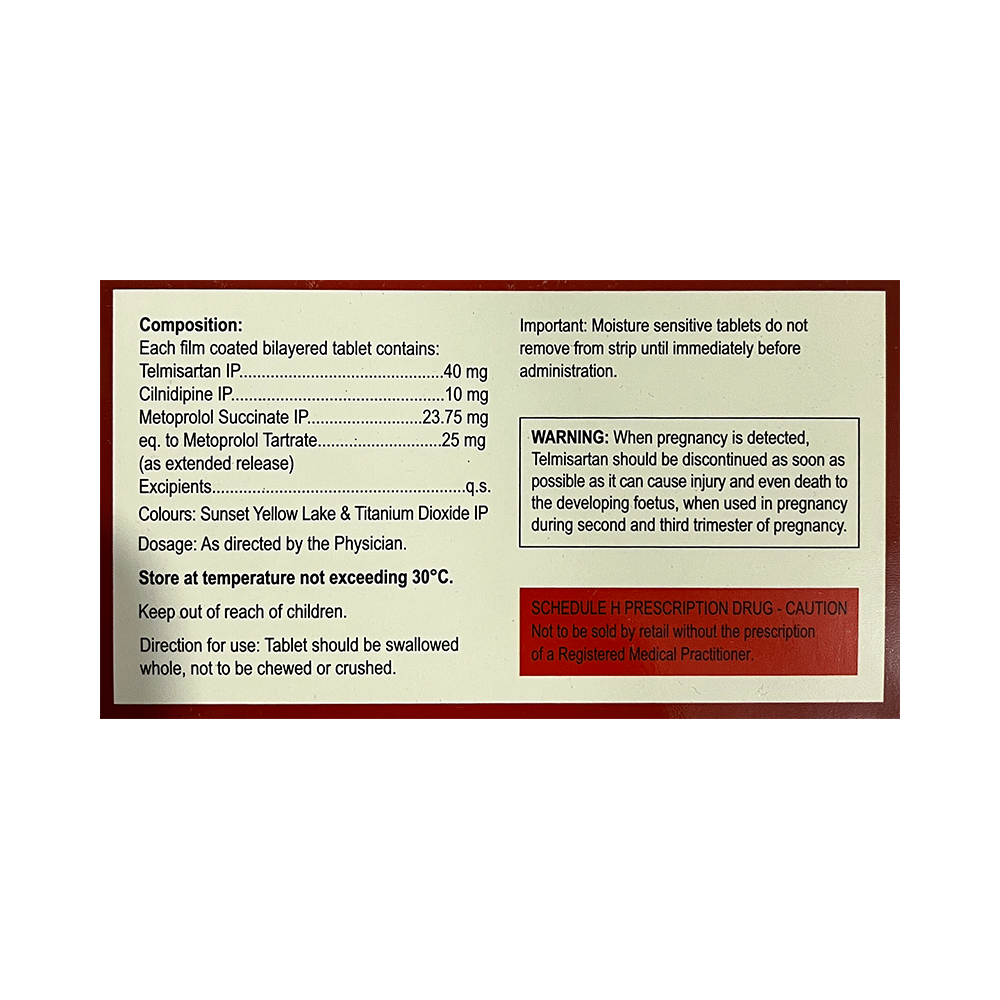 Tsart MCL 25 Tablet ER - Image 2