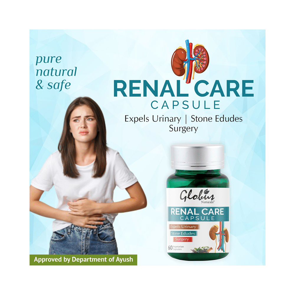 Globus Naturals Renal Care Vegetarian Capsule - Image 3