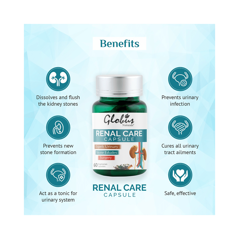 Globus Naturals Renal Care Vegetarian Capsule - Image 4