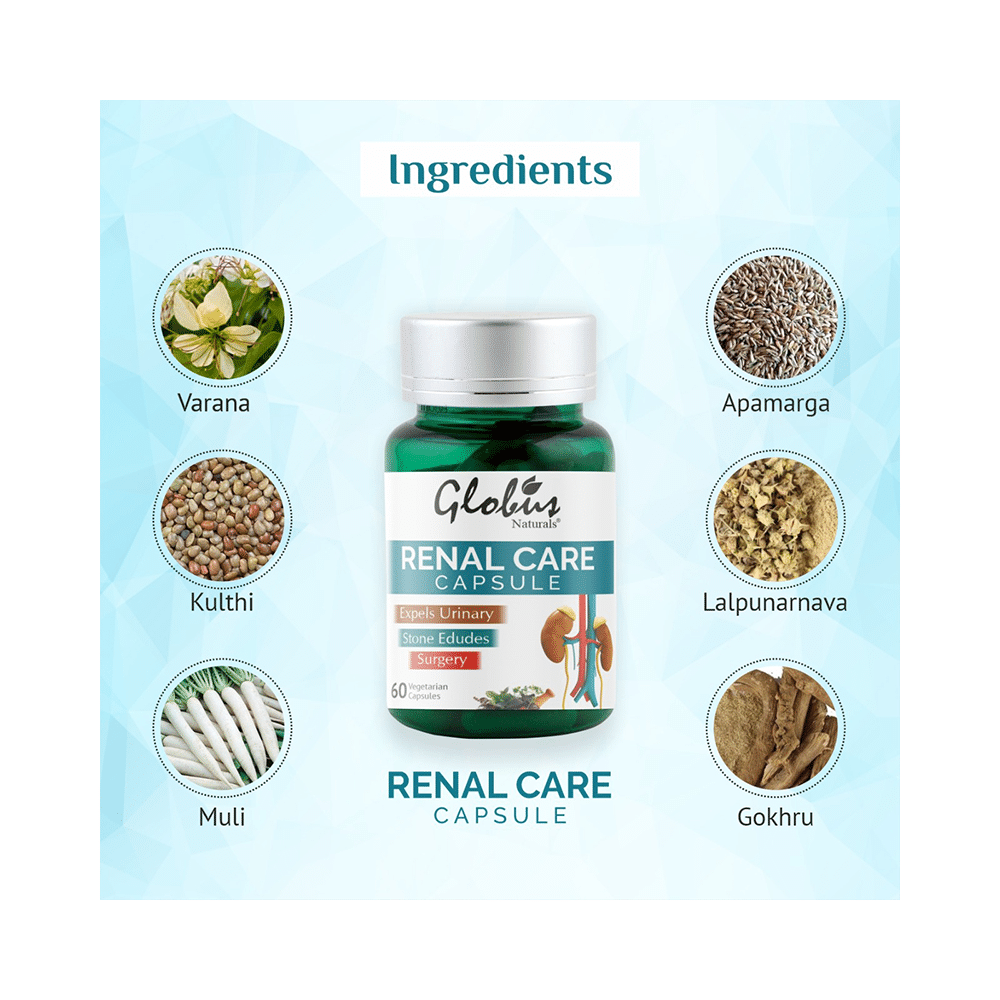Globus Naturals Renal Care Vegetarian Capsule - Image 5