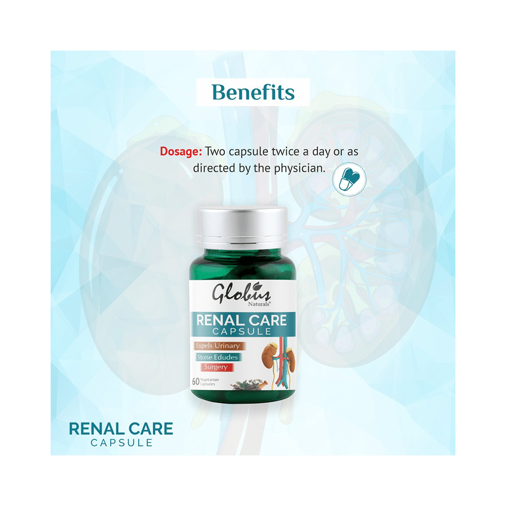 Globus Naturals Renal Care Vegetarian Capsule - Image 6