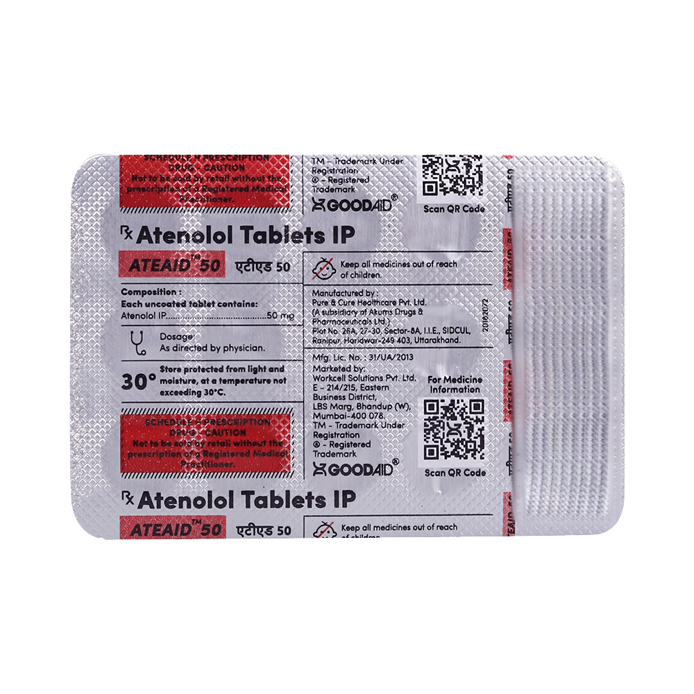 Ateaid 50 Tablet - Image 3