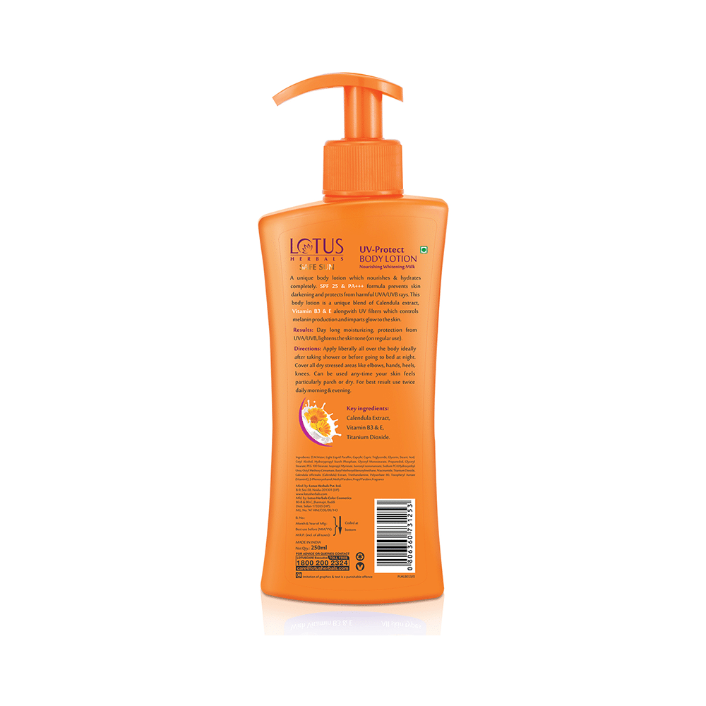 Lotus Herbals Safe Sun UV-Protect Body Lotion SPF 25 PA+++ - Image 2