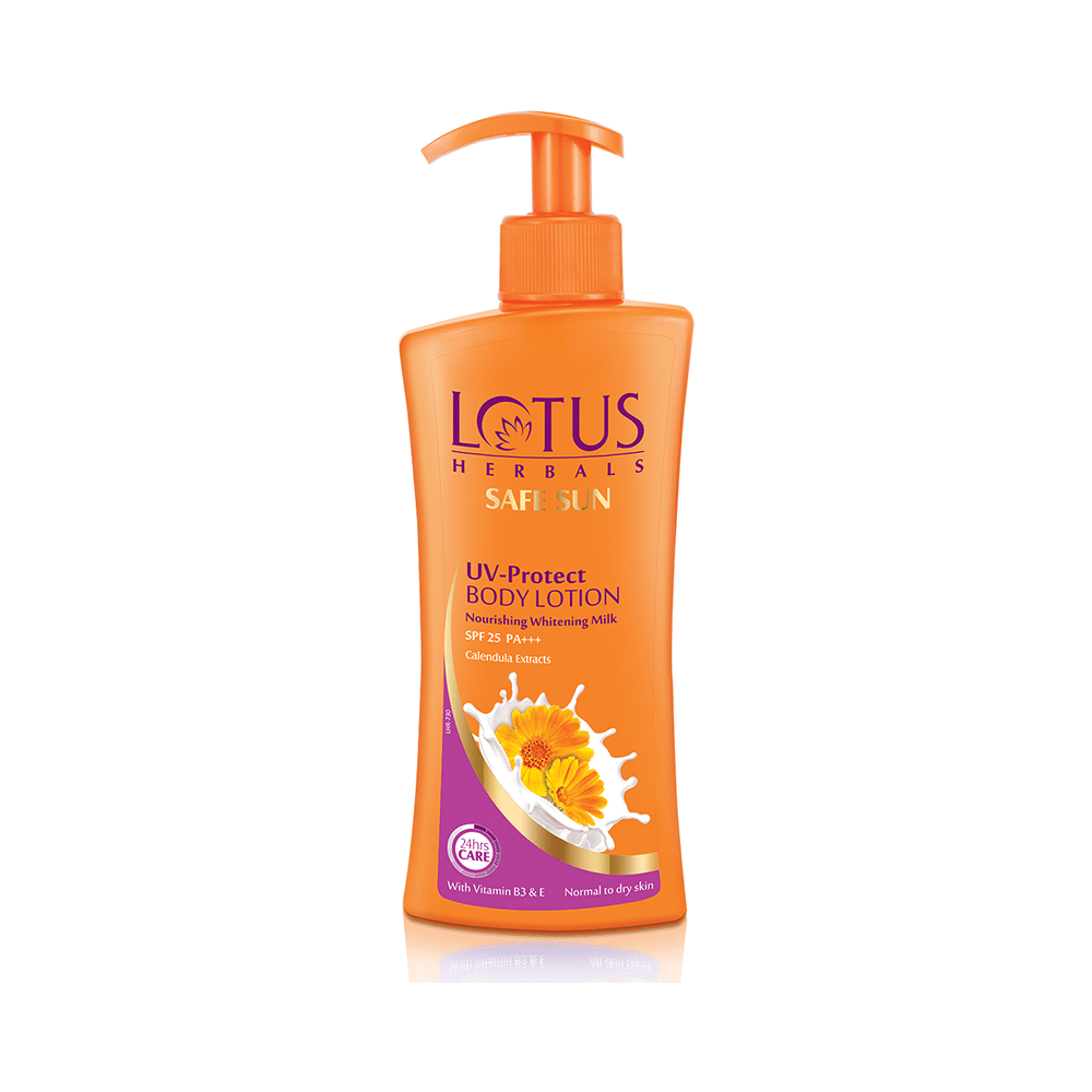 Lotus Herbals Safe Sun UV-Protect Body Lotion SPF 25 PA+++ - Image 1