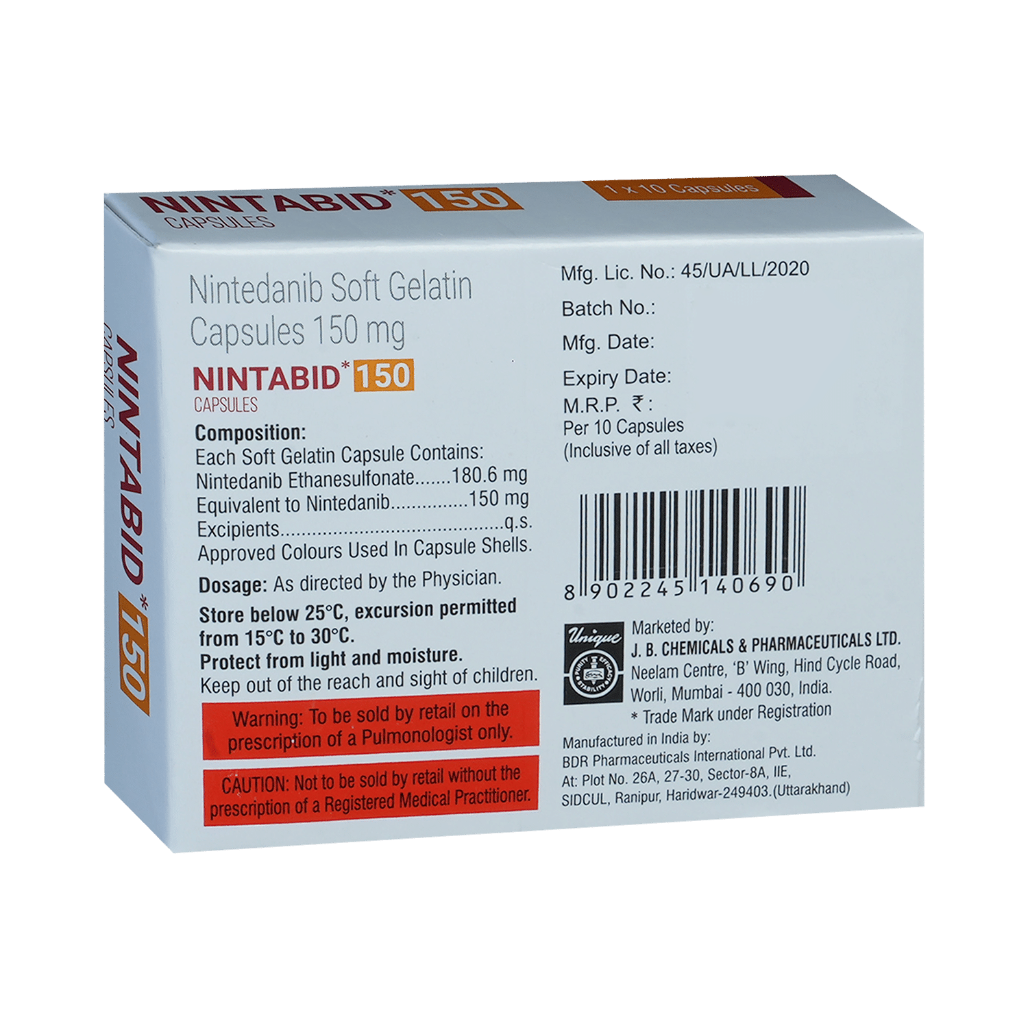 Nintabid 150 Soft Gelatin Capsule - Image 3