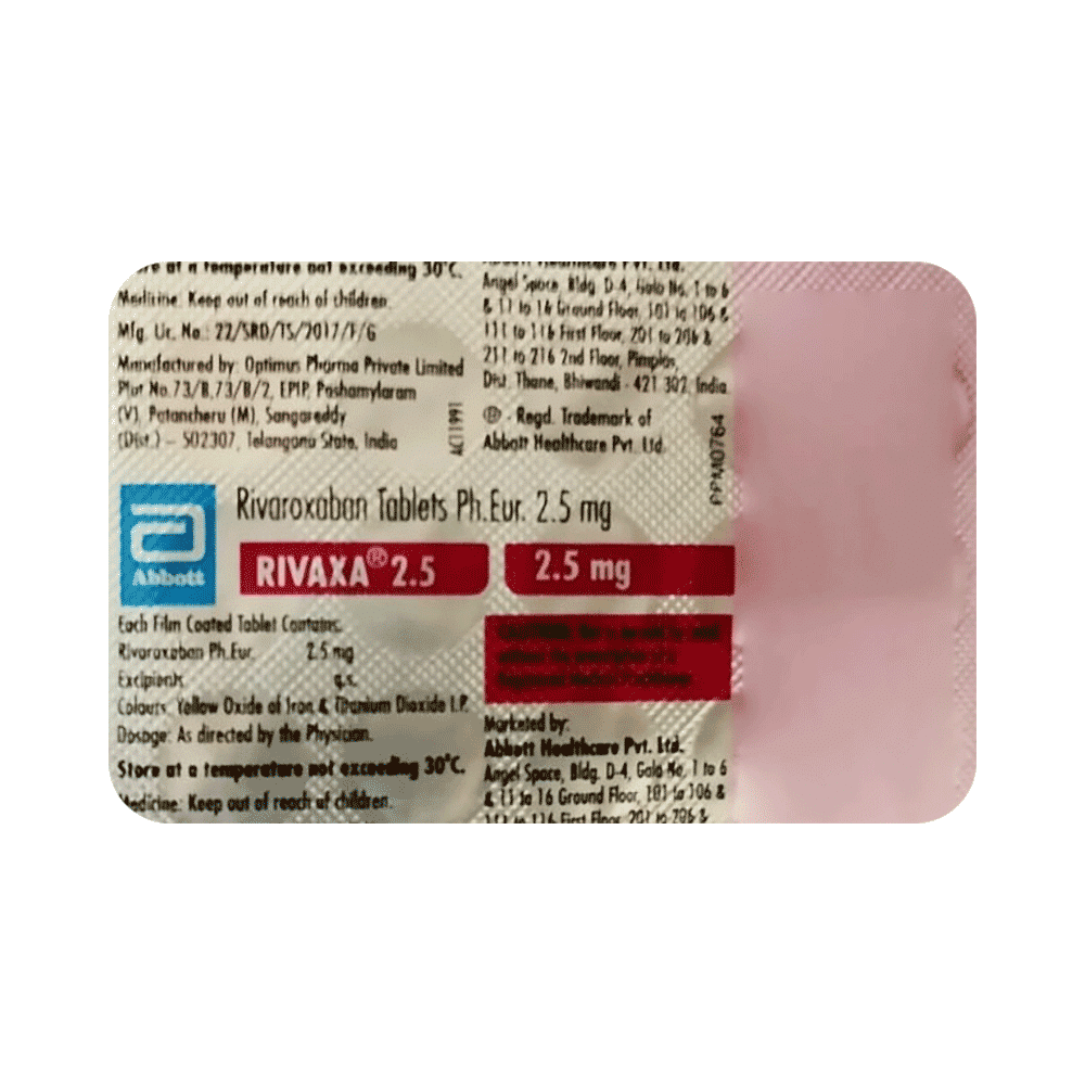 Rivaxa 2.5mg Tablet - Image 3