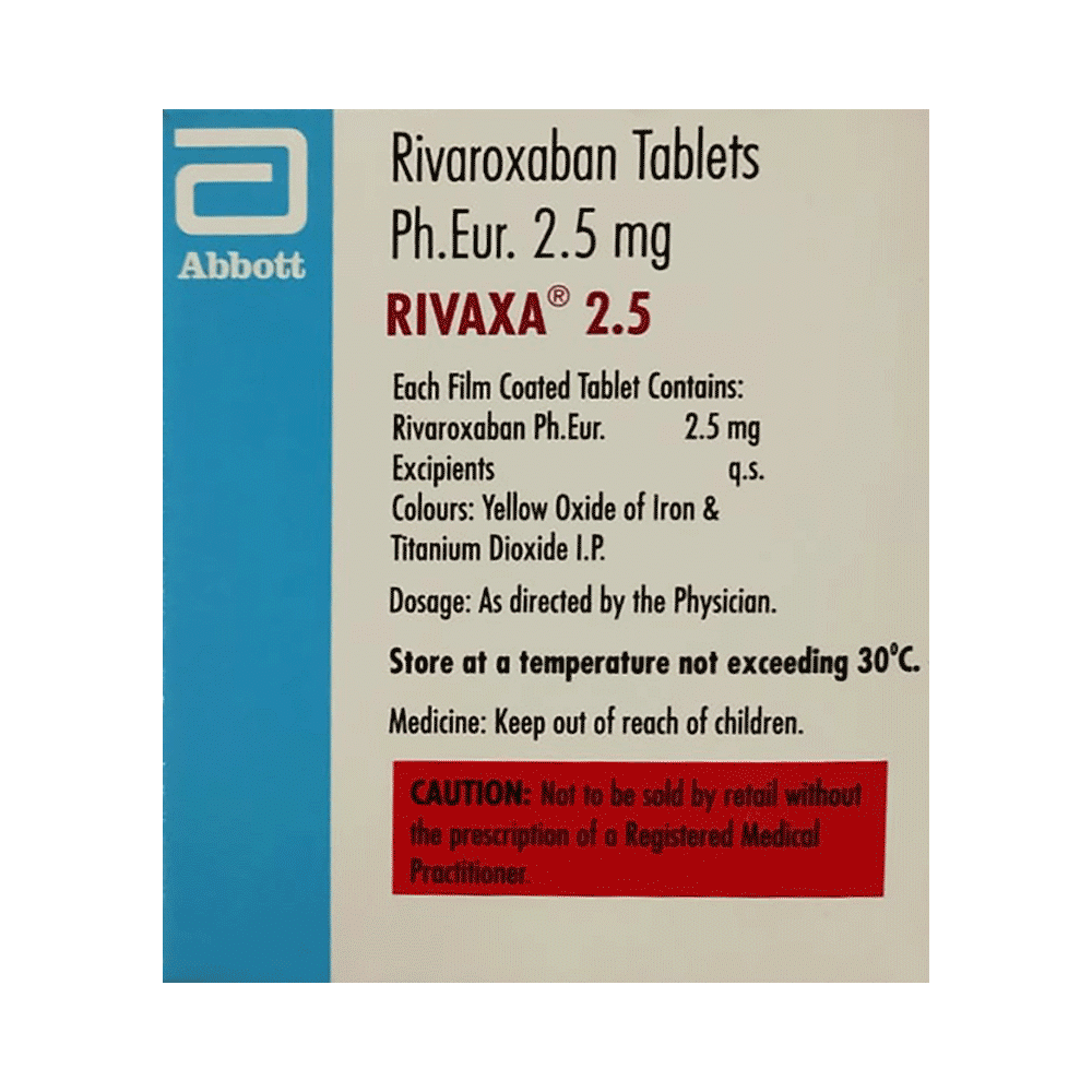 Rivaxa 2.5mg Tablet - Image 2