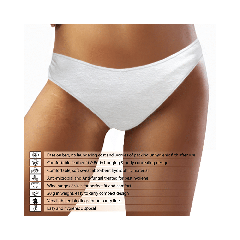 Trawee Smart Comfortable Disposable Inner Wear for Women Large - Image 6