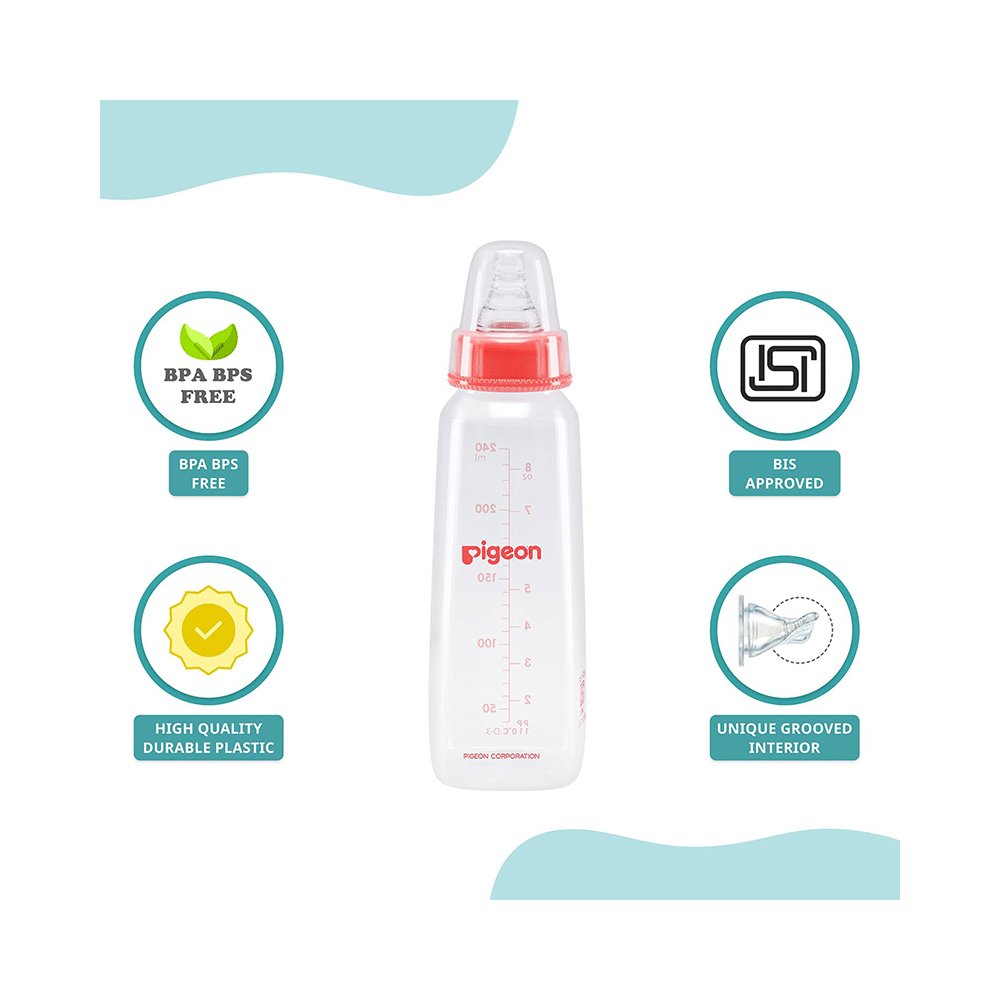 Pigeon Flexible PP Feeding Bottle 9+ Months - Image 3