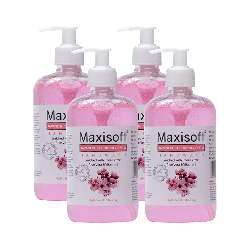 Maxisoft Japanese Cherry Blossom Hand Wash (500ml Each) - Image 1