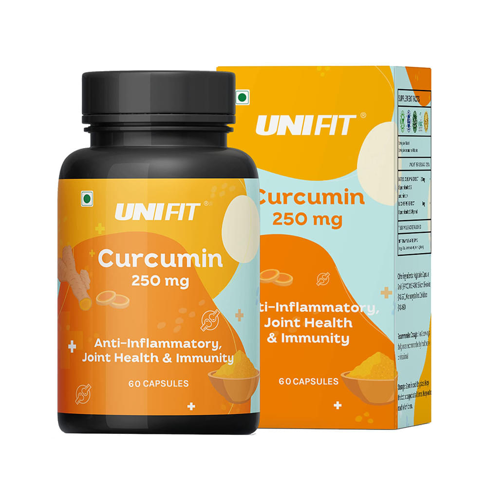 Unifit Curcumin 250mg Capsule for Joint Health & Immunity (60 Each) - Image 2