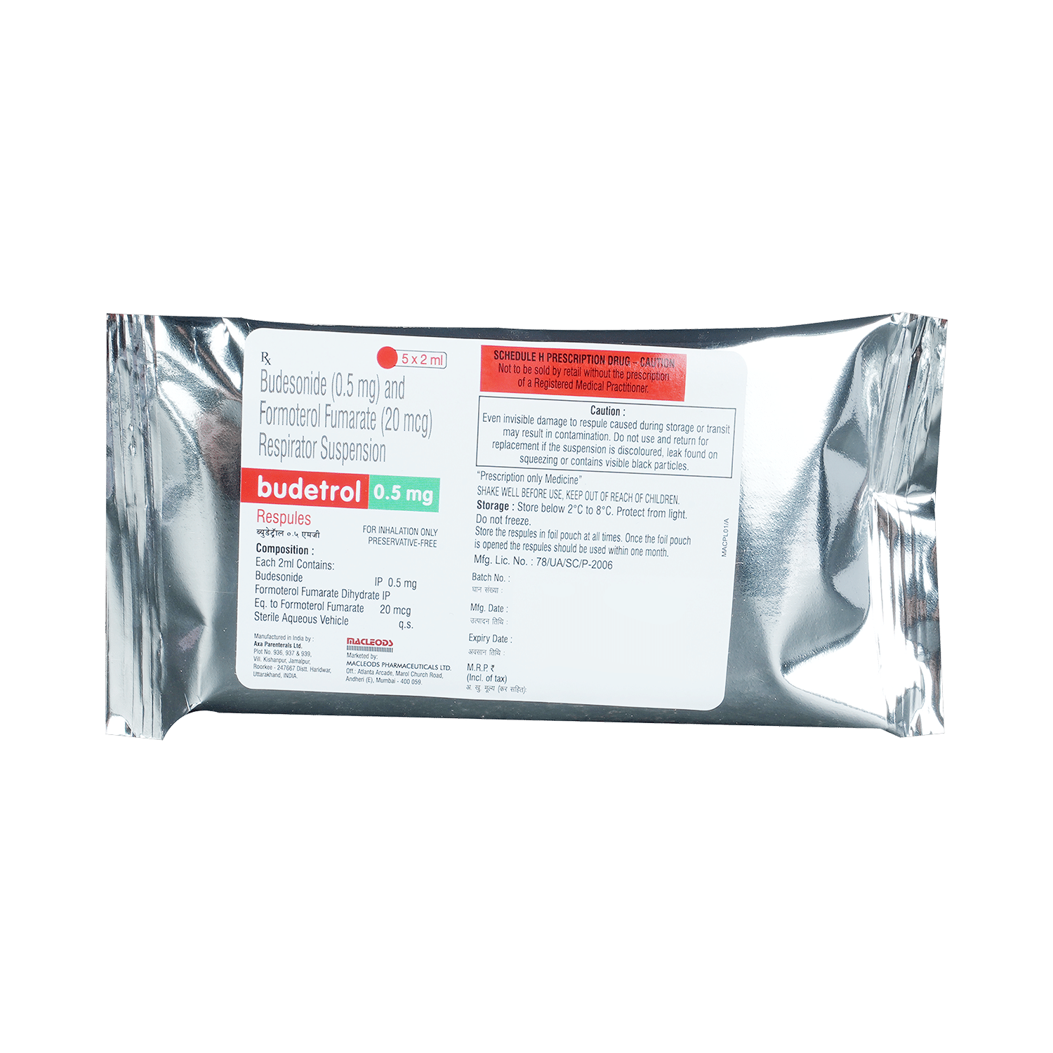 Budetrol 20mcg/0.5mg Respules - Image 5