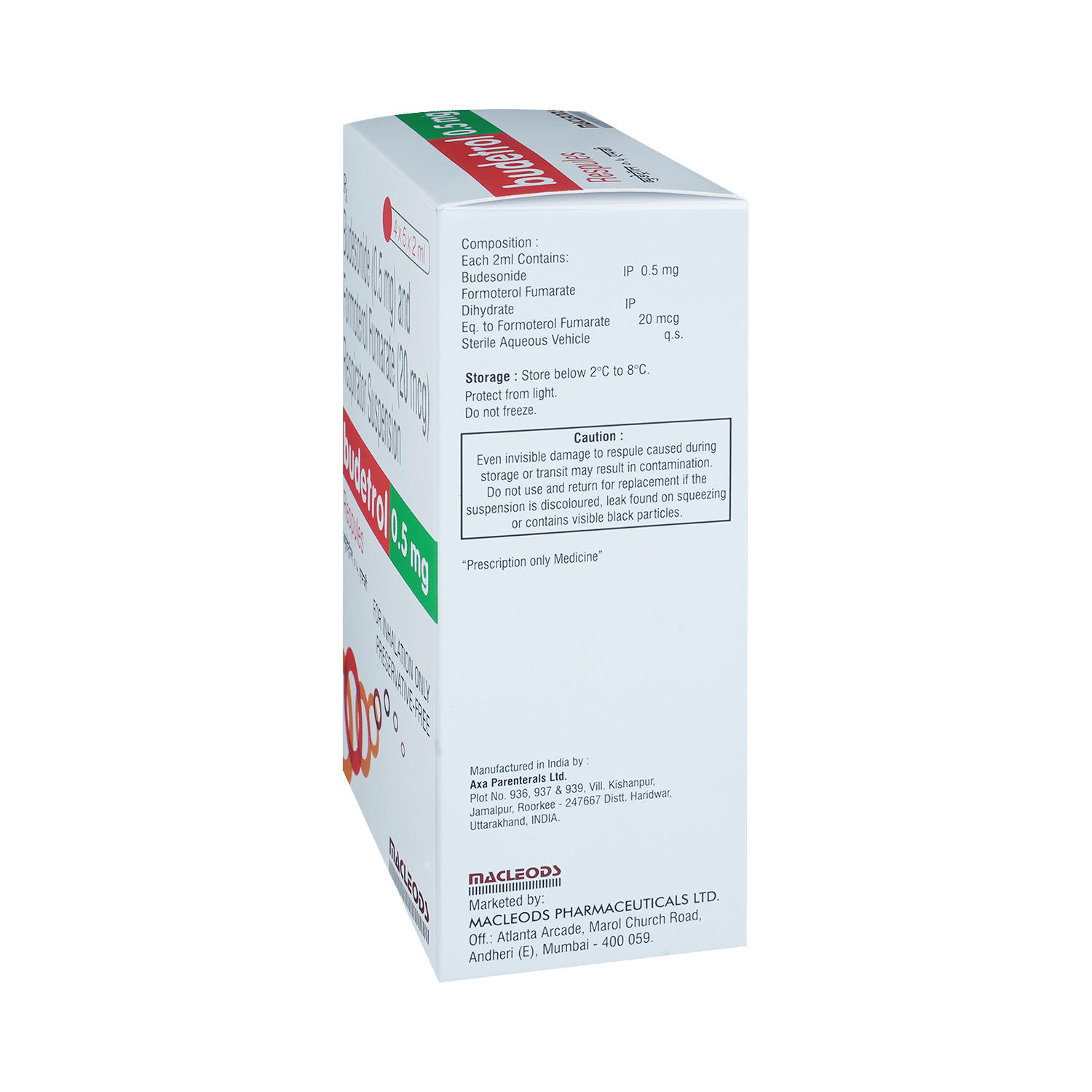 Budetrol 20mcg/0.5mg Respules - Image 3