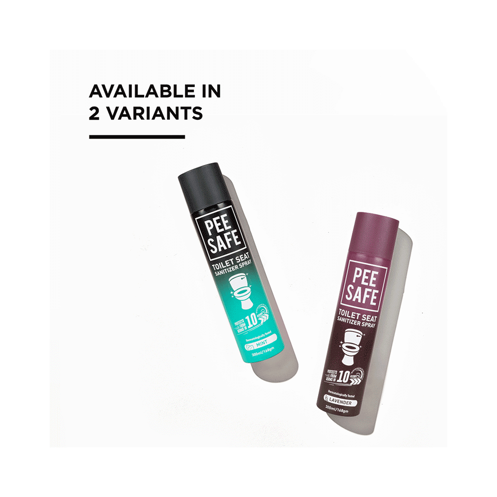 Pee Safe Toilet Seat Sanitizer Spray Mint - Image 2