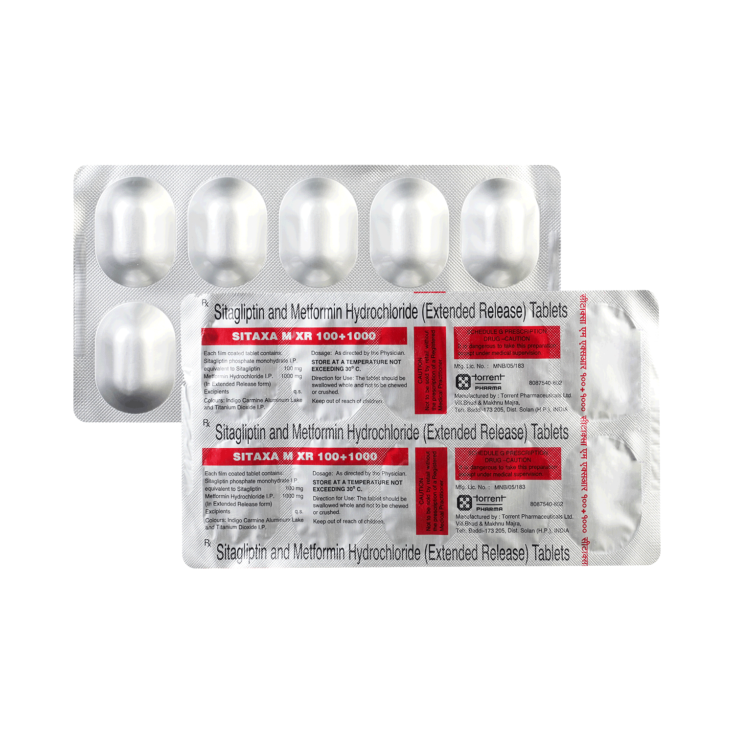 Sitaxa M XR 100+1000 Tablet - Image 1