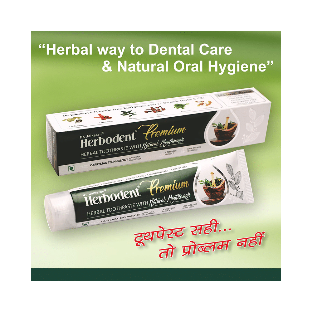 Dr Jaikaran Herbodent Premium Toothpaste - Image 5