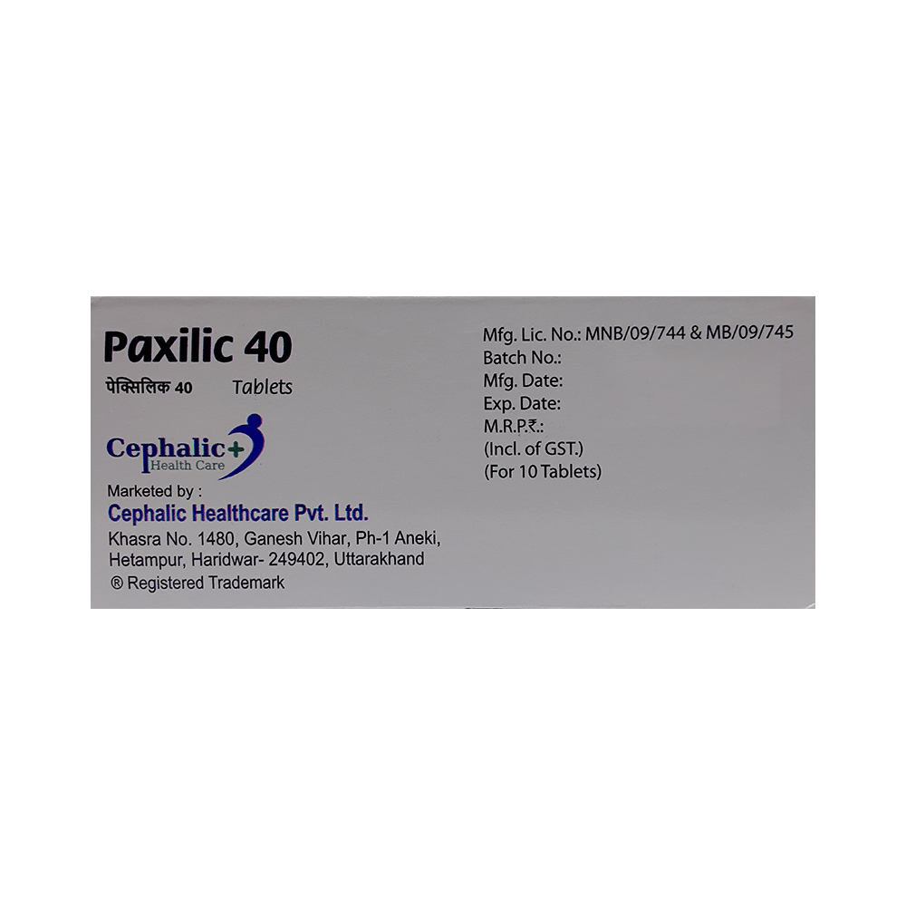 Paxilic 40 Tablet - Image 3