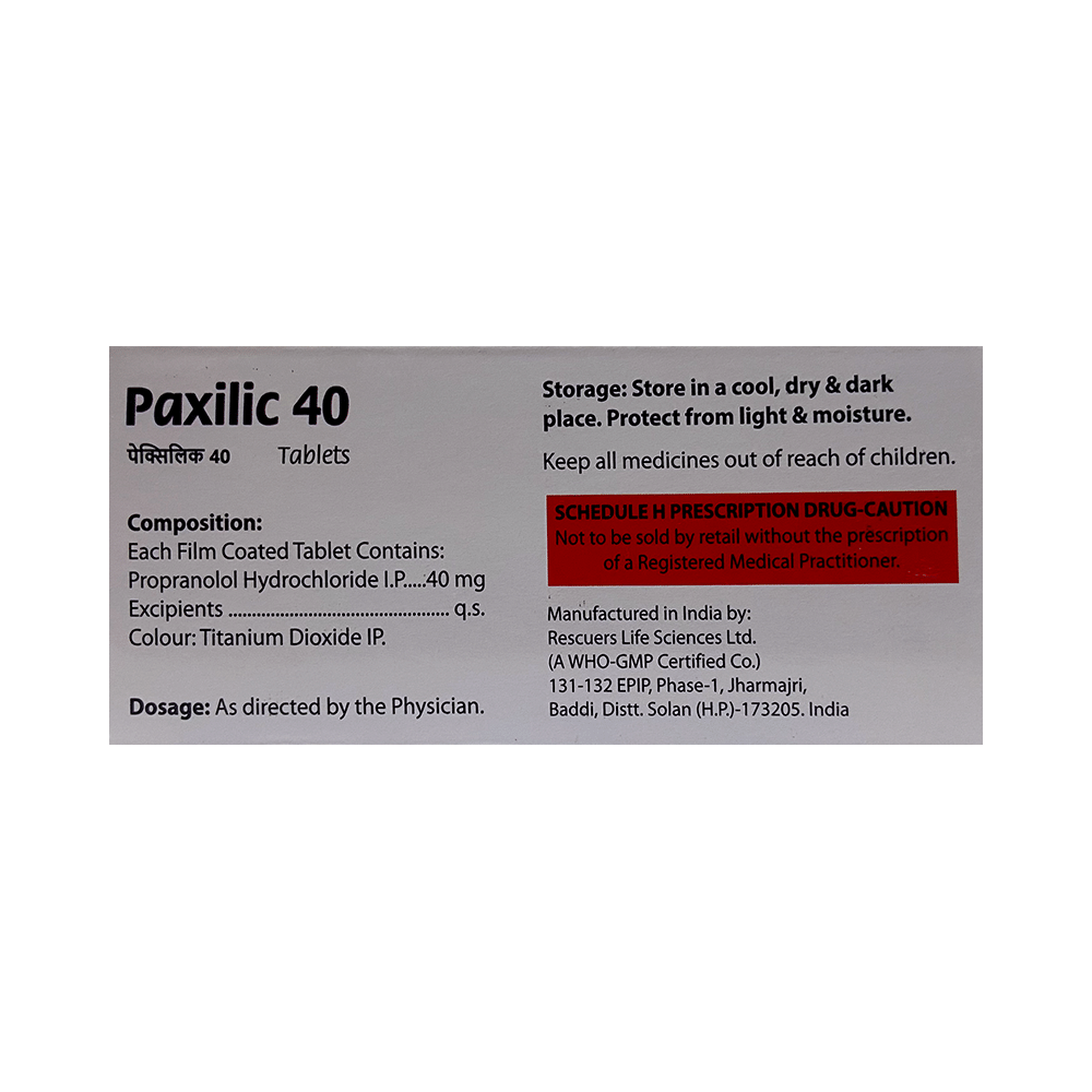 Paxilic 40 Tablet - Image 2