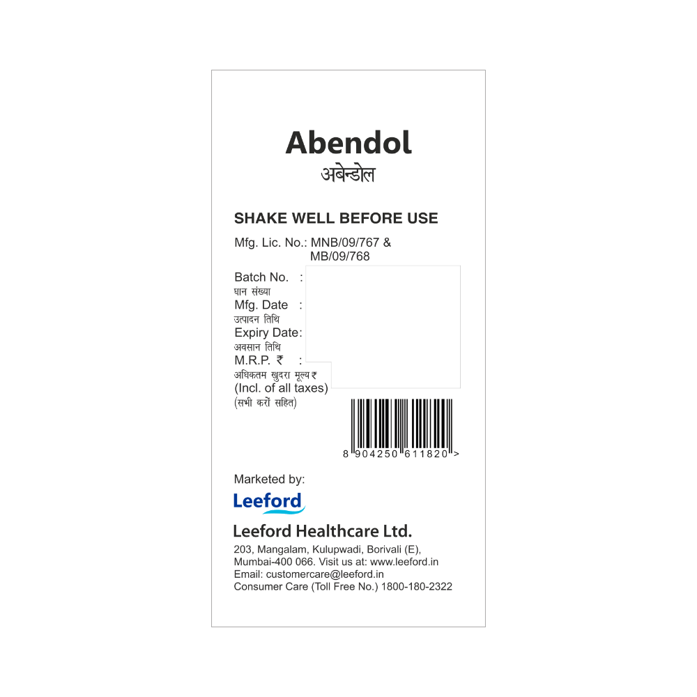 Abendol Oral Suspension - Image 2