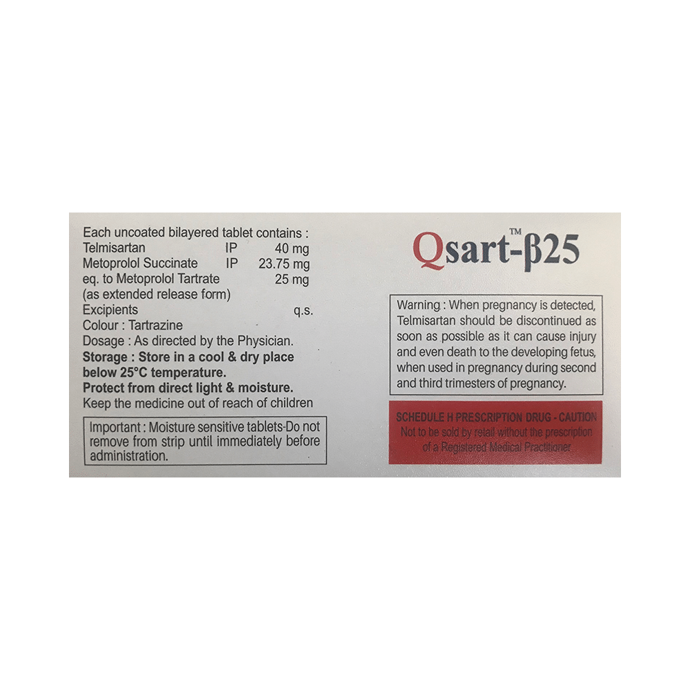 Qsart-B25 Tablet ER - Image 2