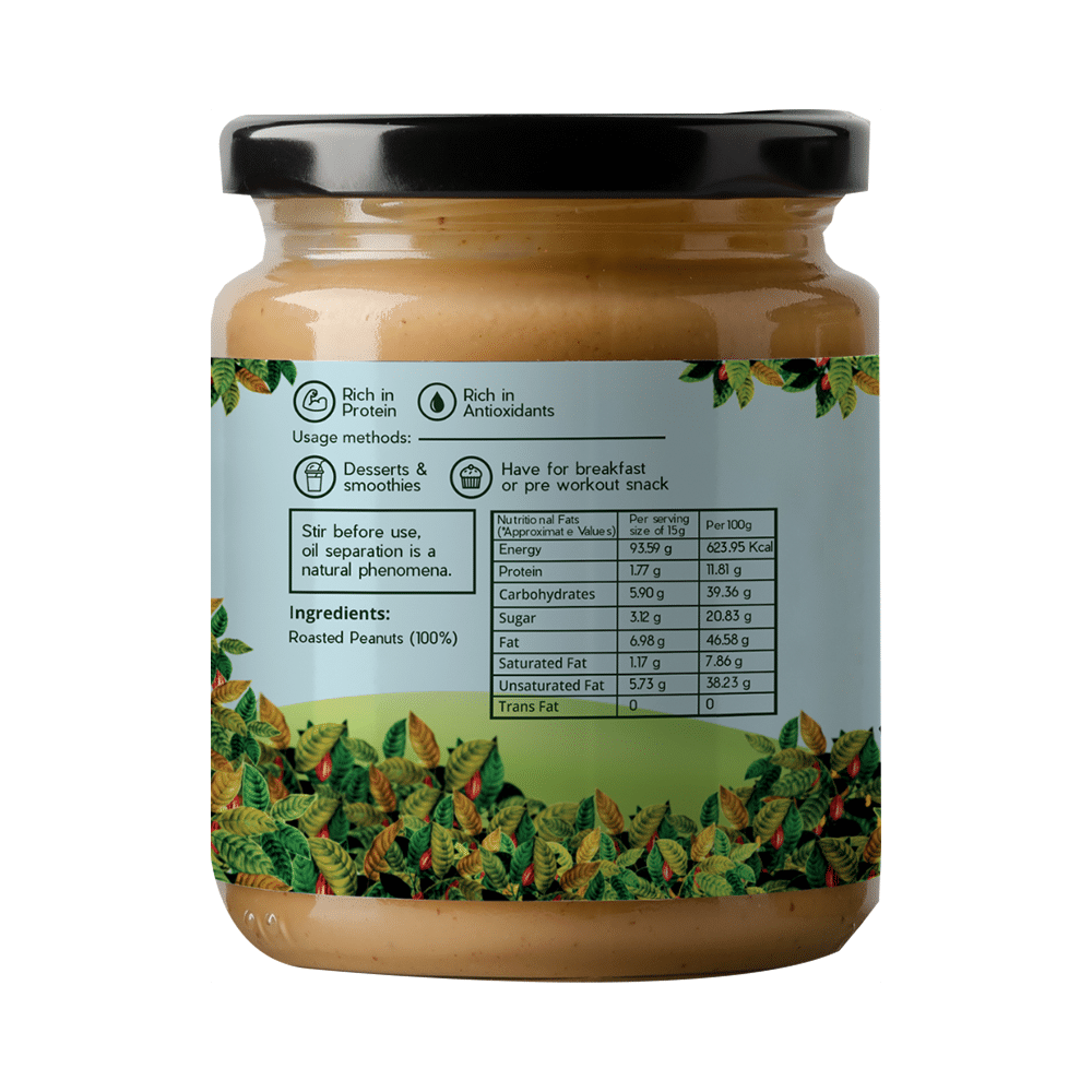 Ambriona Combo Pack of Unsweetened Almond Butter & Unsweetened Peanut Butter (200gm Each) - Image 3
