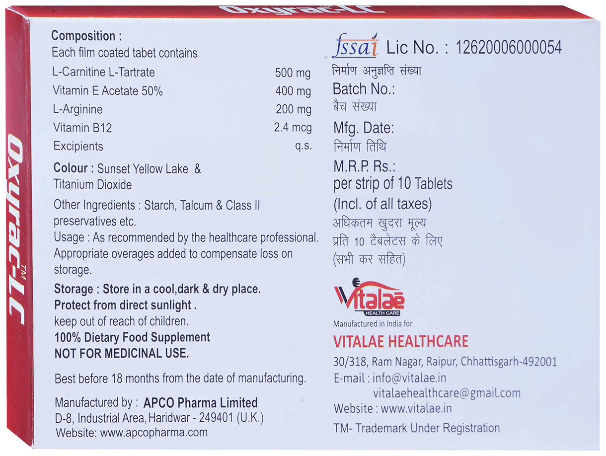 Oxyrac LC Tablet - Image 3