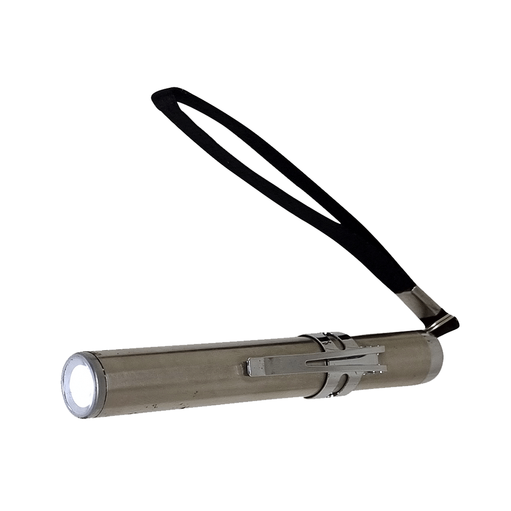 Sahyog Wellness Metal Mini Medical Pocket Pen Torch with White Light Silver - Image 2