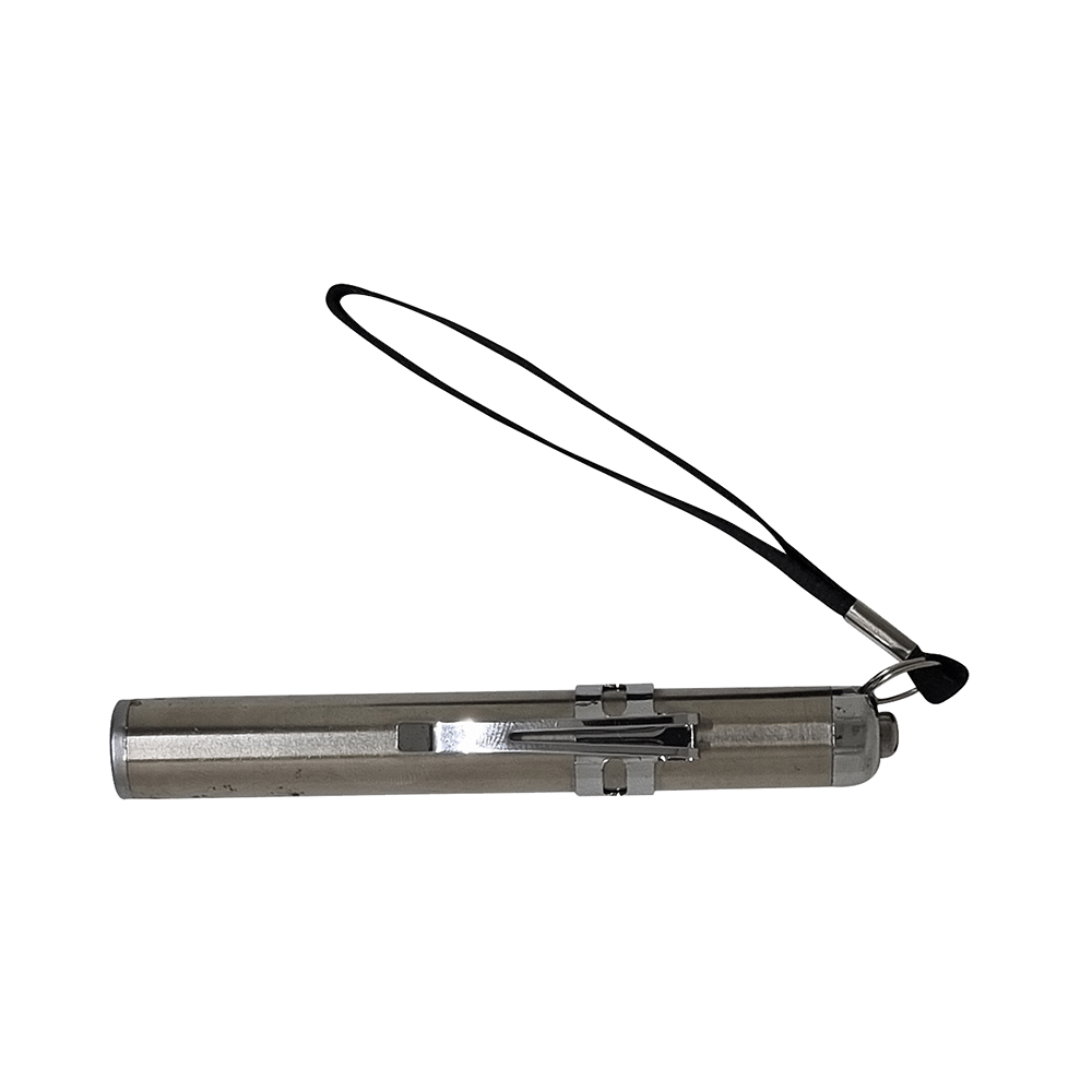 Sahyog Wellness Metal Mini Medical Pocket Pen Torch with White Light Silver - Image 1