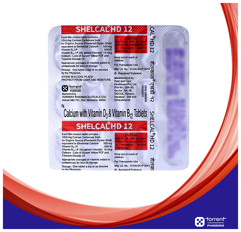 Shelcal-HD 12 Tablet - Image 1