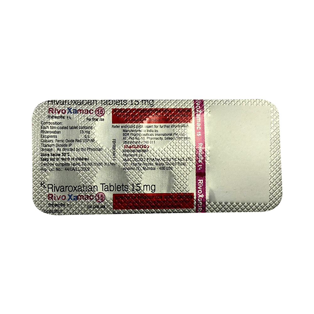 Rivoxamac 15mg Tablet